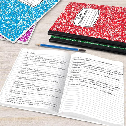 1000 Pack (Pallet) Composition Notebook Bulk, College Ruled, Pallet of Composition Notebooks, 200 Pages (100 Sheets), 9-3/4 x 7-1/2, Bulk Notebooks for School & Office, 4-7 Days Transit