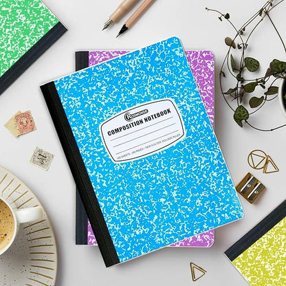 1000 Pack (Pallet) Composition Notebook Bulk, College Ruled, Pallet of Composition Notebooks, 200 Pages (100 Sheets), 9-3/4 x 7-1/2, Bulk Notebooks for School & Office, 4-7 Days Transit