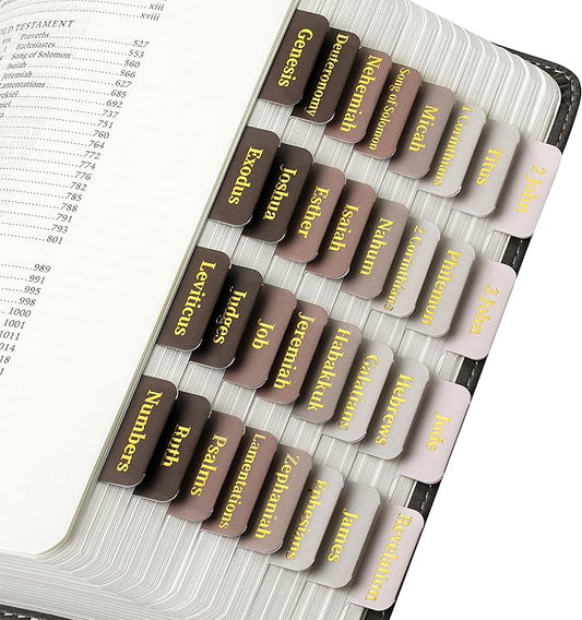 Mr. Pen- Bible Tabs, 75 Tabs, Mystic Forest, Laminated Bible Tabs for Women and Men, Bible Tabs for Study Bible, Bible Index Tabs, Bible Book Tabs, Bible Labels Tabs, Mr Pen Bible Tabs
