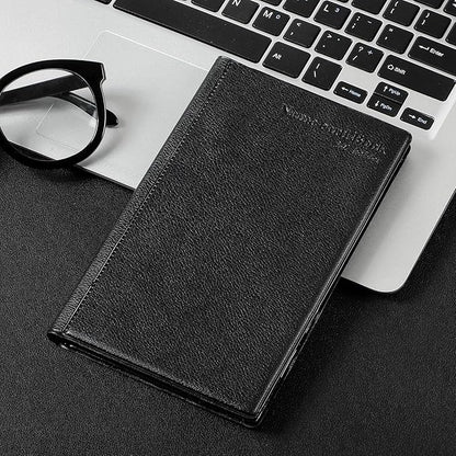 MaxGear Business Card Organizer, 240 Cards Book Portable Business Card Holder for Men & Women, Professional PU Credit Cards Binder File Storage, Black