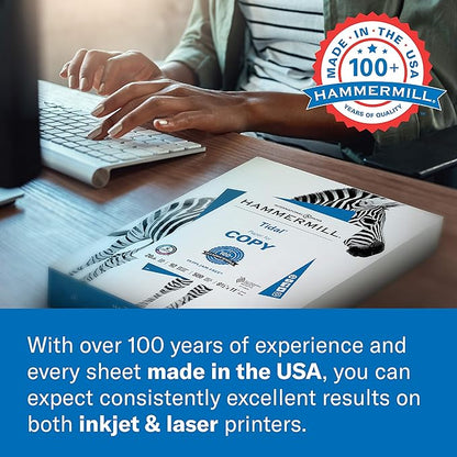 Hammermill Colored Paper, 24 lb Salmon Printer Paper, 8.5 x 11-1 Ream (500 Sheets) - Made in the USA, Pastel Paper, 103120R