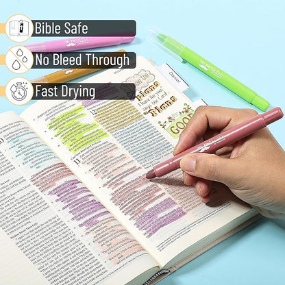 Mr. Pen- Gel Highlighter, 8 Pack, Assorted Colors, Bible Highlighters No Bleed, No Bleed Highlighters, Bible Highlighter, Bible Markers, Gel Highlighters for Bibles, Highlighter