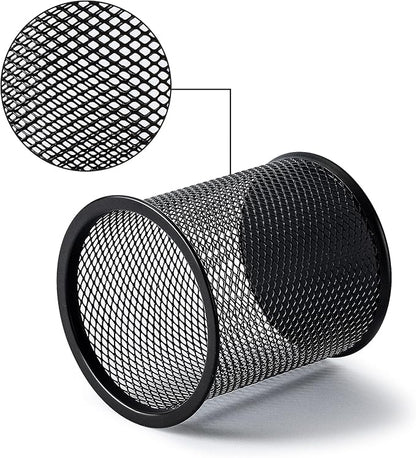Amazon Basics Wire Mesh Pen Cup, Black