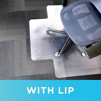 Dimex Office Chair Mat for Low Pile Carpet, 46" x 60", Clear